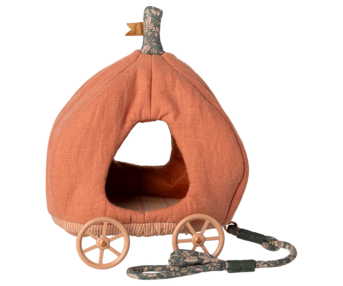 Maileg Pumpkin Carriage for Mouse