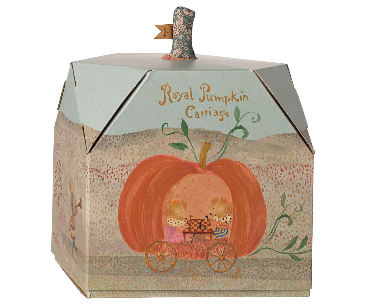 Maileg Pumpkin Carriage for Mouse