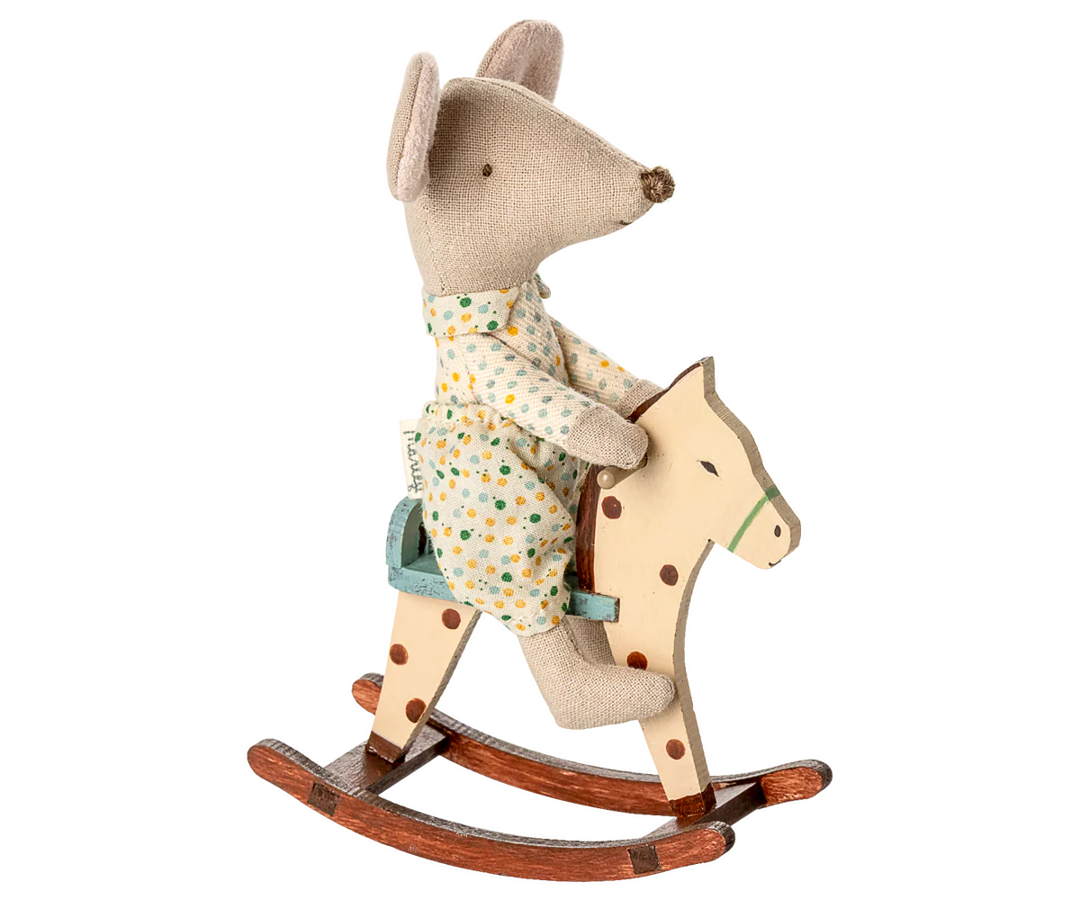 Maileg Spotted Rocking Horse for Mouse