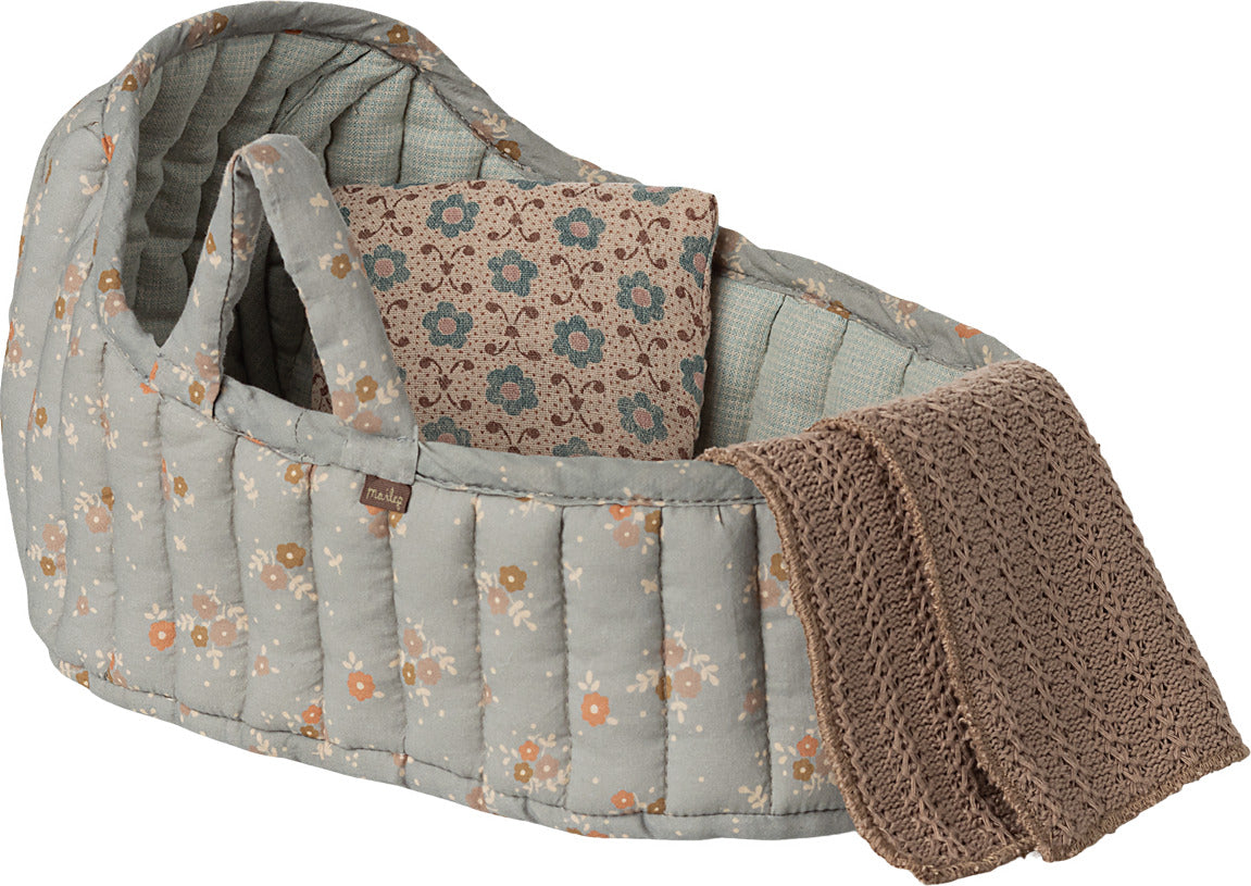 Maileg Blue Large Carry Cot