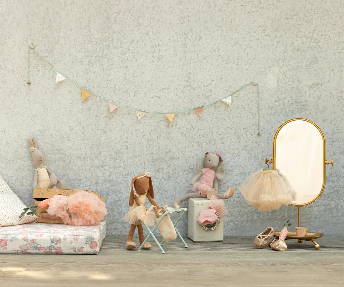 Maileg Classic Rabbit Size 2 Ballet Suit & Skirt in Rose