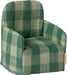 Maileg Green Check Folding Chair for Mouse