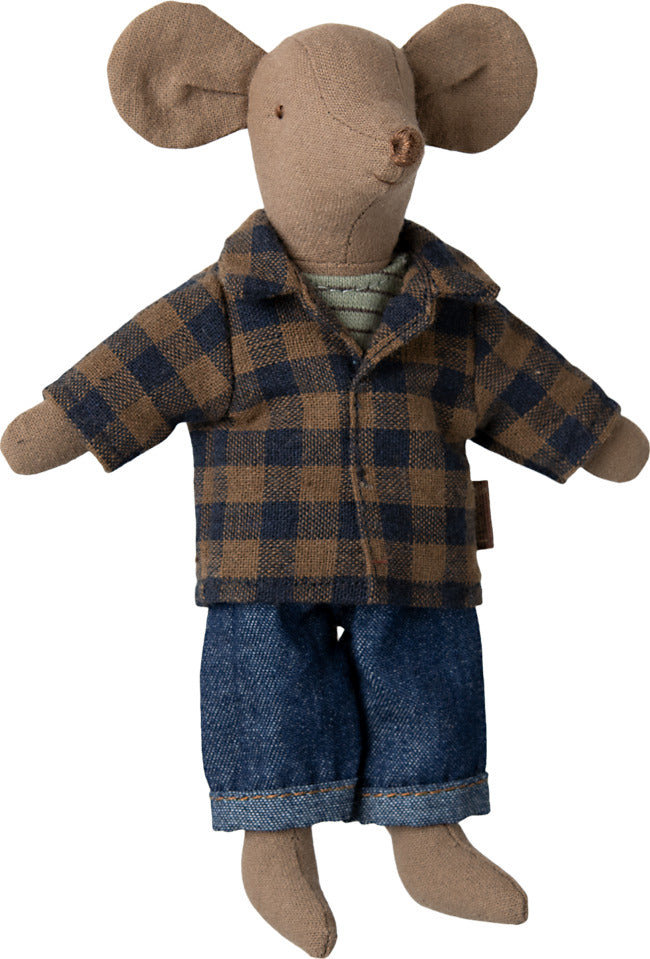 Maileg Light Brown Dad Mouse