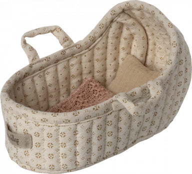 Maileg Micro Carry Cot in Off White