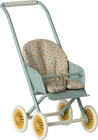 Maileg Micro Stroller in Mint