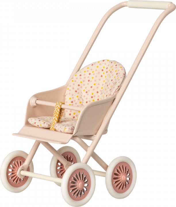 Maileg Micro Stroller in Powder