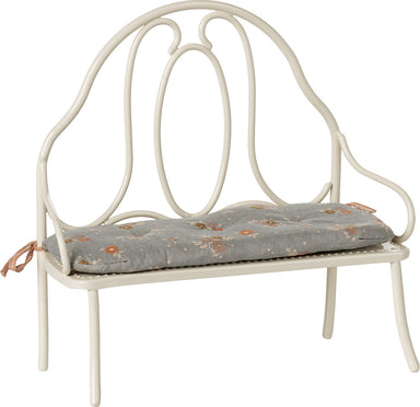 Maileg Off White Miniature Vintage Bench