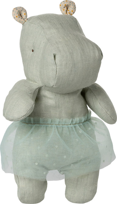 Maileg Safari Friends Small Mint Hippo with Skirt