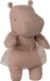 Maileg Safari Friends Small Soft Rose Hippo with Skirt