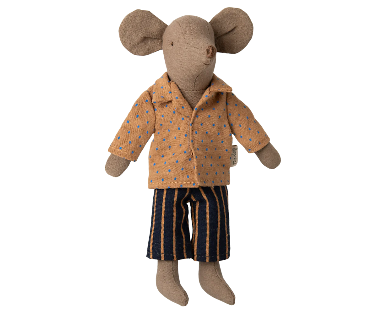Maileg Shirt & Striped Pants for Dad Mouse