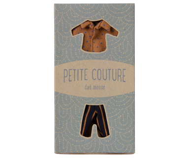 Maileg Shirt & Striped Pants for Dad Mouse