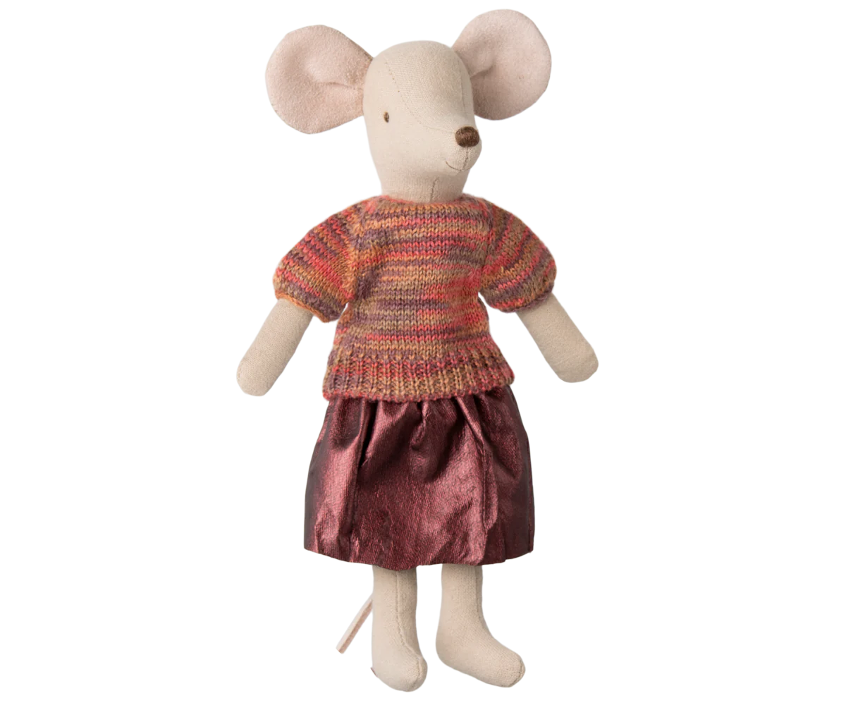 Maileg Skirt & Knitted Blouse for Mum Mouse