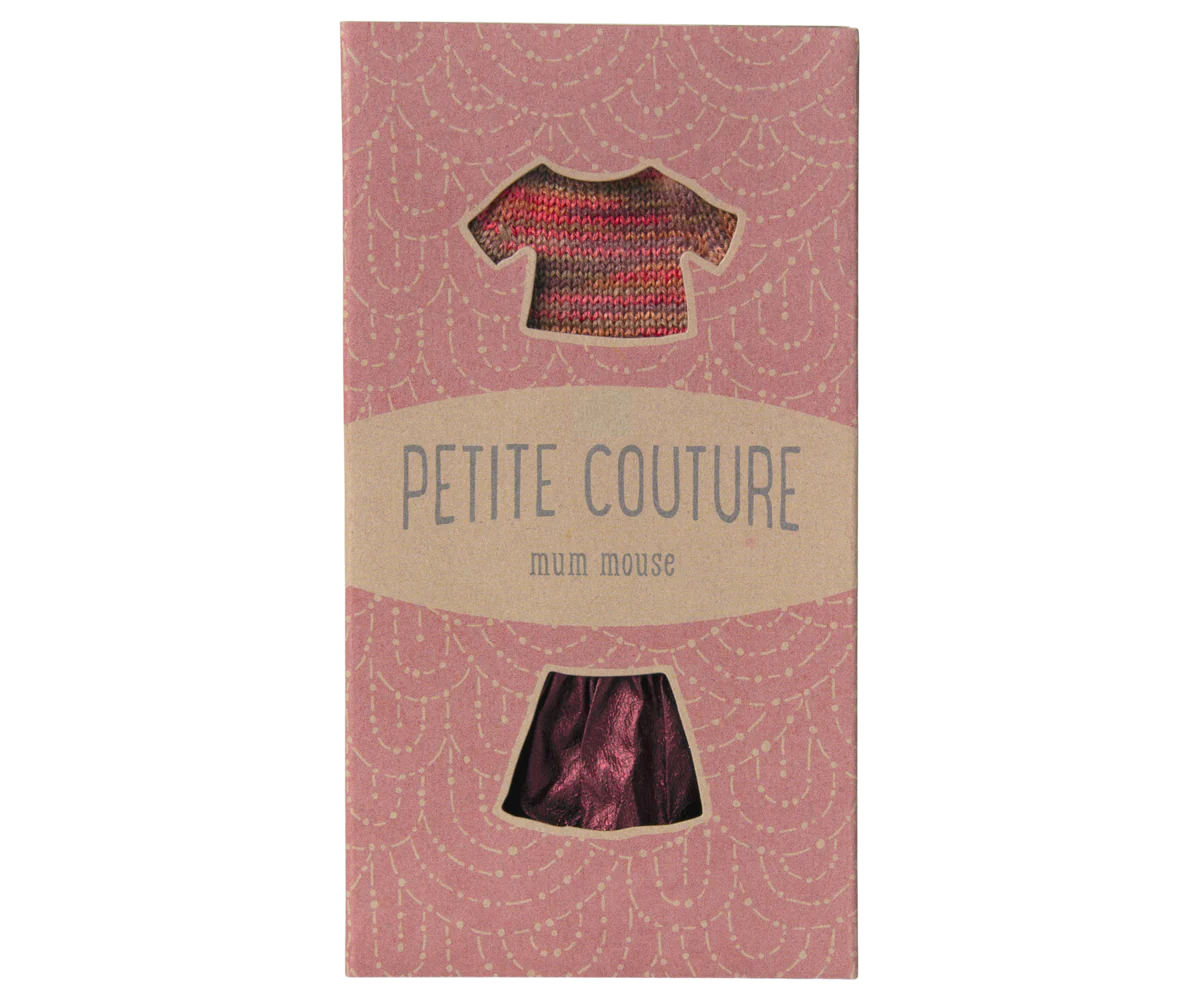 Maileg Skirt & Knitted Blouse for Mum Mouse