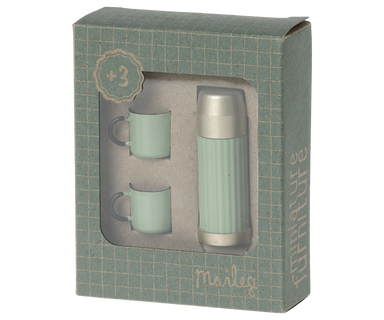 Maileg Thermos & Cups in Mint