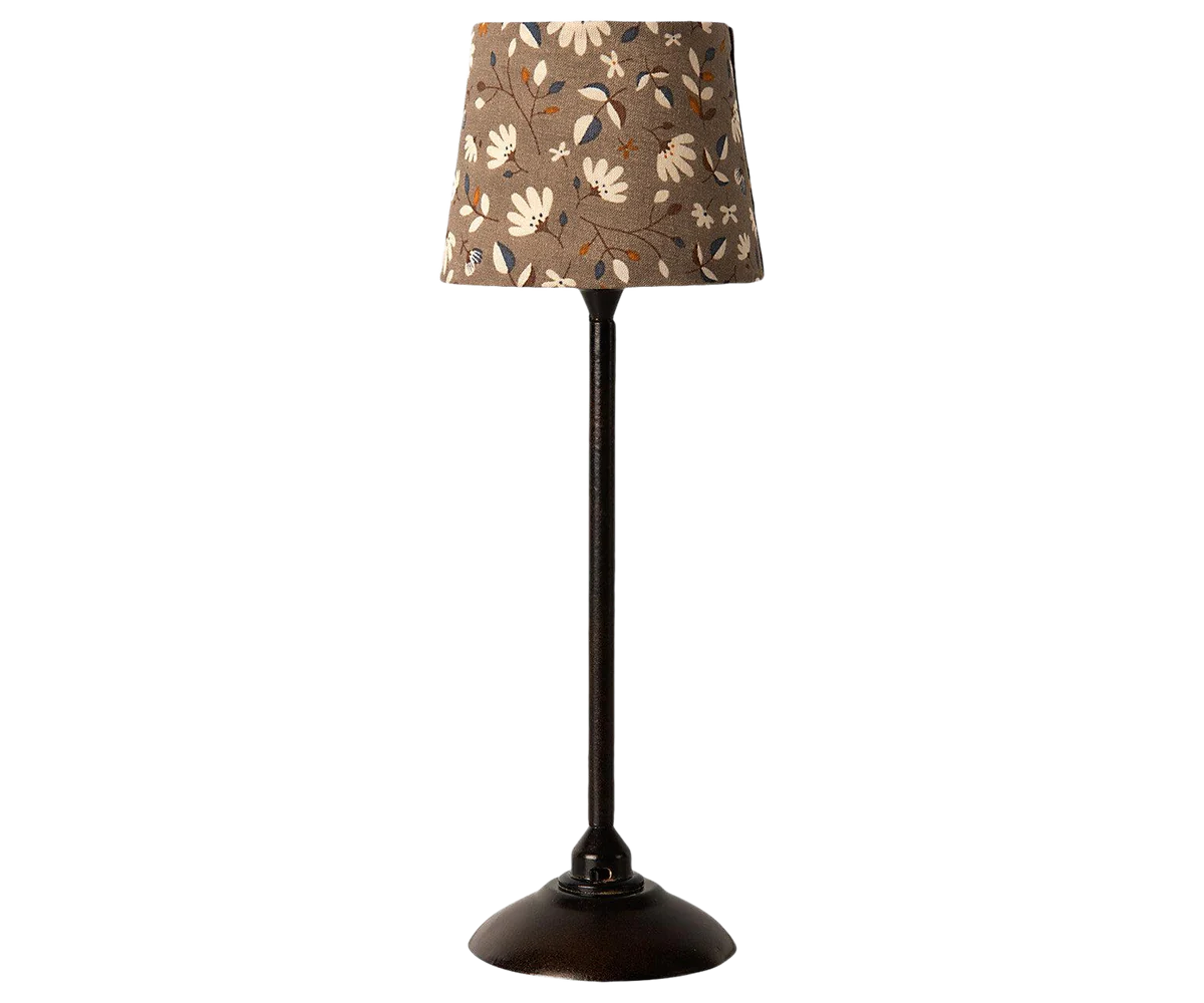 Maileg Minature Floor Lamp in Anthracite