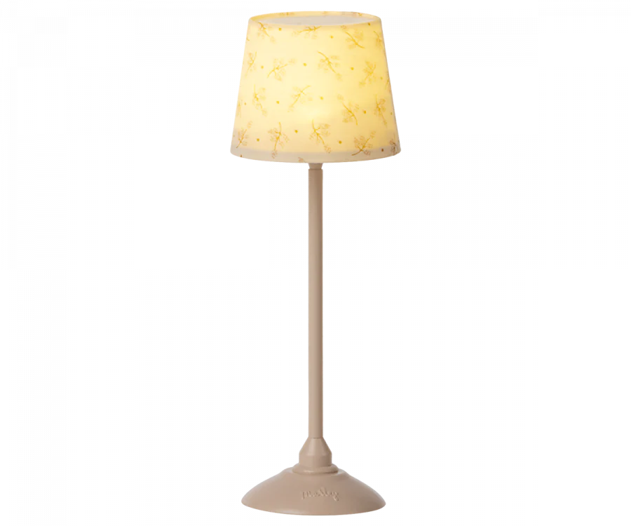 Maileg Minature Floor Lamp in Powder