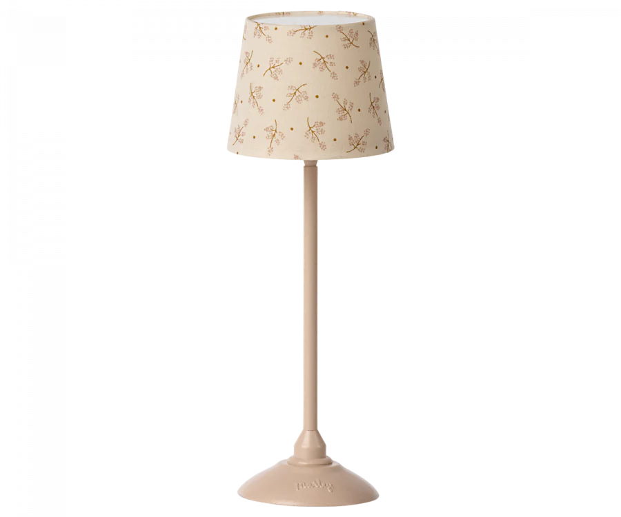 Maileg Minature Floor Lamp in Powder