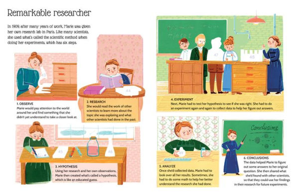 Marie Curie Sticker Life Stories Activity Book