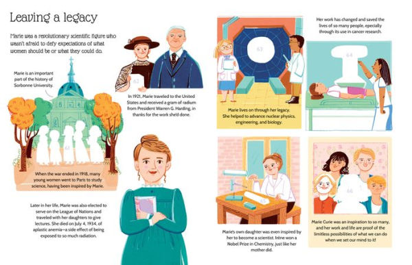 Marie Curie Sticker Life Stories Activity Book