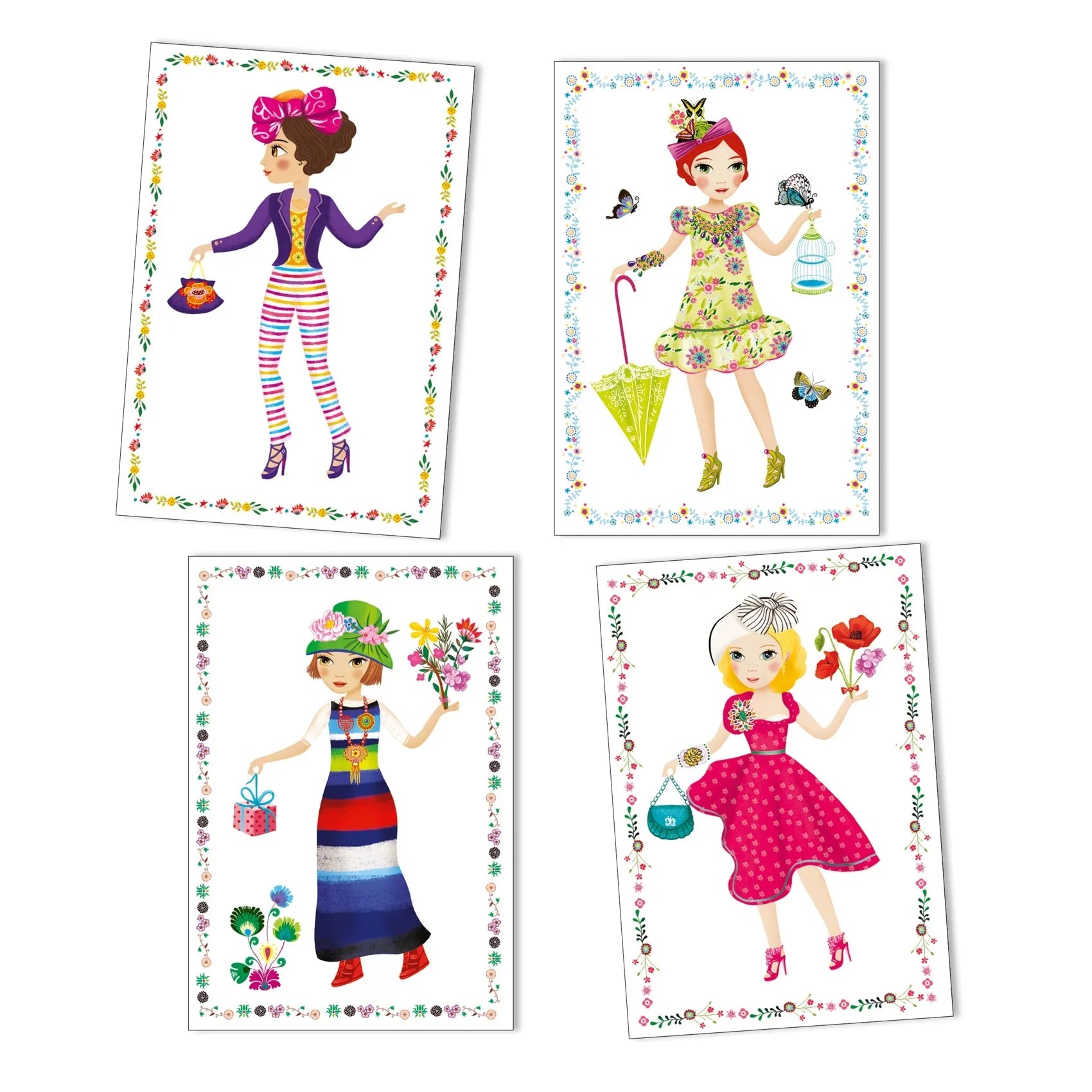 Massive Fashion Paper Dolls Kit