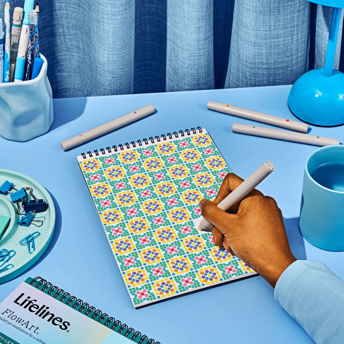 Mediterranean FlowArt Stamp by Shape