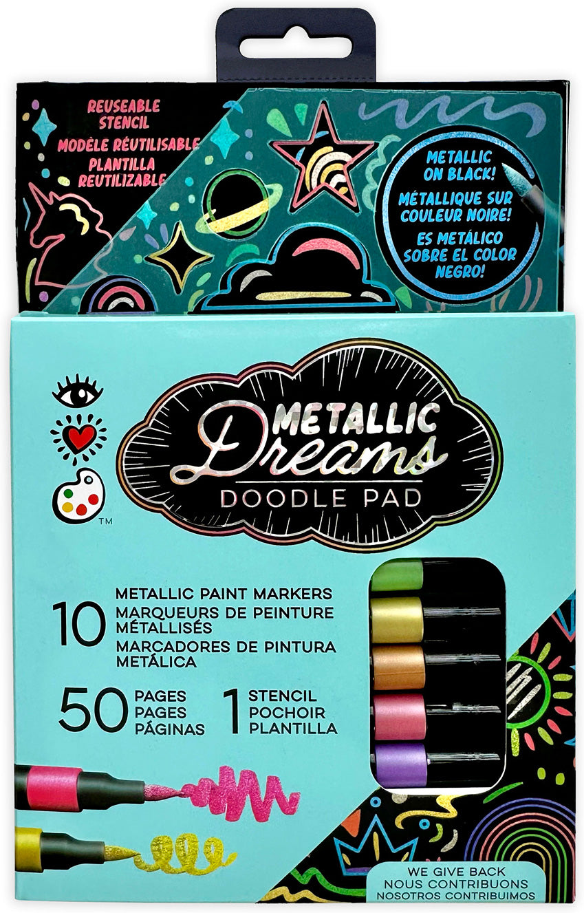 Metallic Dreams Doodle Pad