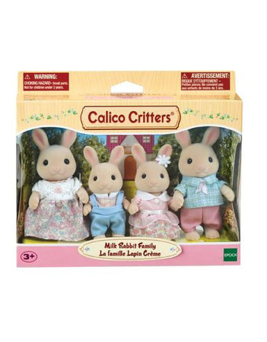 Calico Critters Milk Rabbit Family