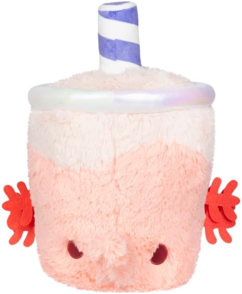 Mini Axolotl Bubble Tea Squishable