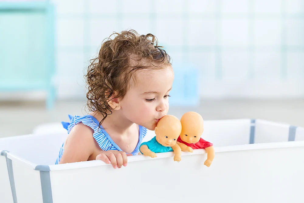 Mini Bath Doll in Blue
