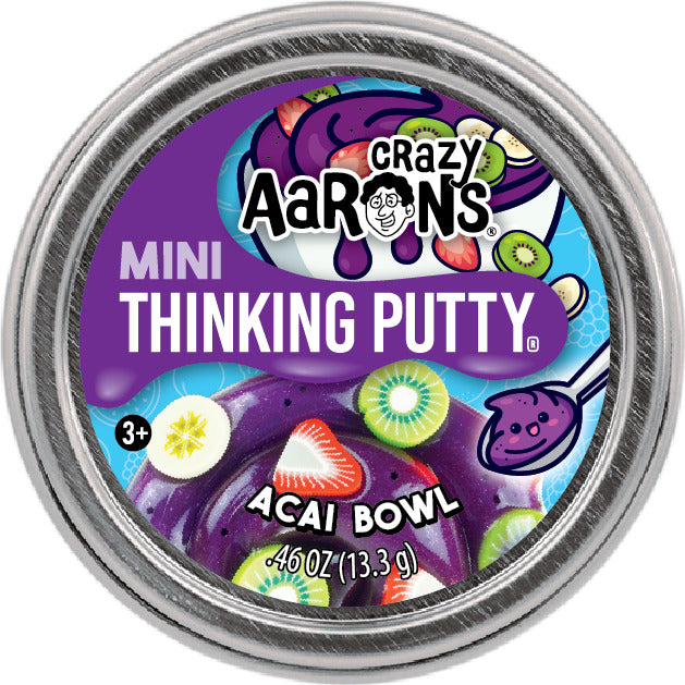 Mini Acai Bowl 2" Thinking Putty Tin