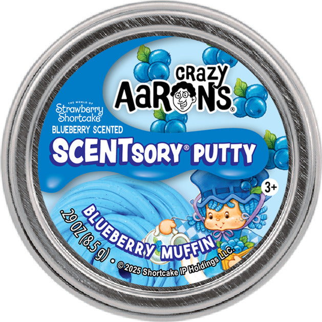 Mini Blueberry Muffin 2" Scentsory Thinking Putty Tin