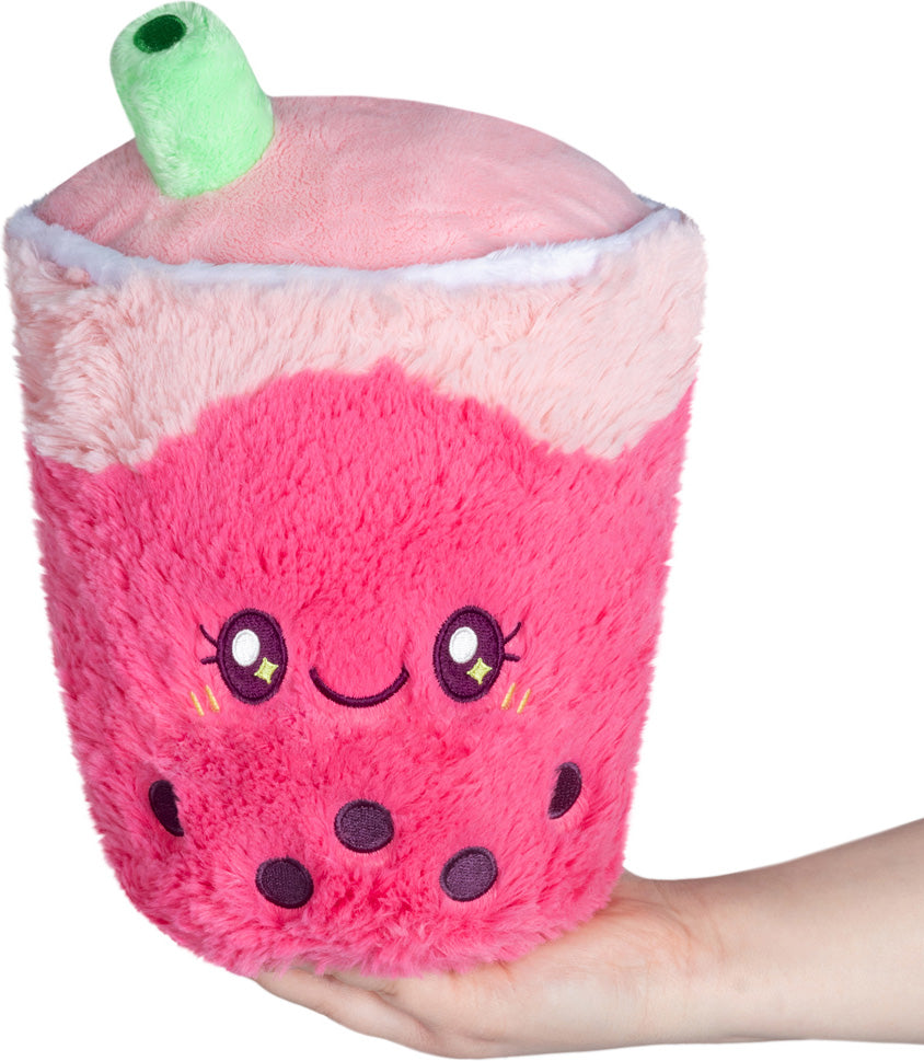 Mini Squishable Strawberry Bubble Tea