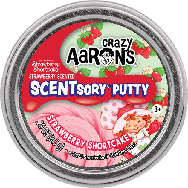 Mini Strawberry Shortcake 2" Scentsory Thinking Putty Tin