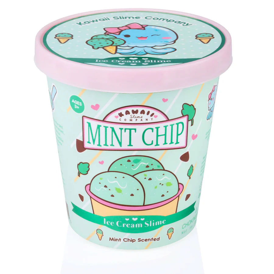 Mint Chip Scented Ice Cream Pint Slime