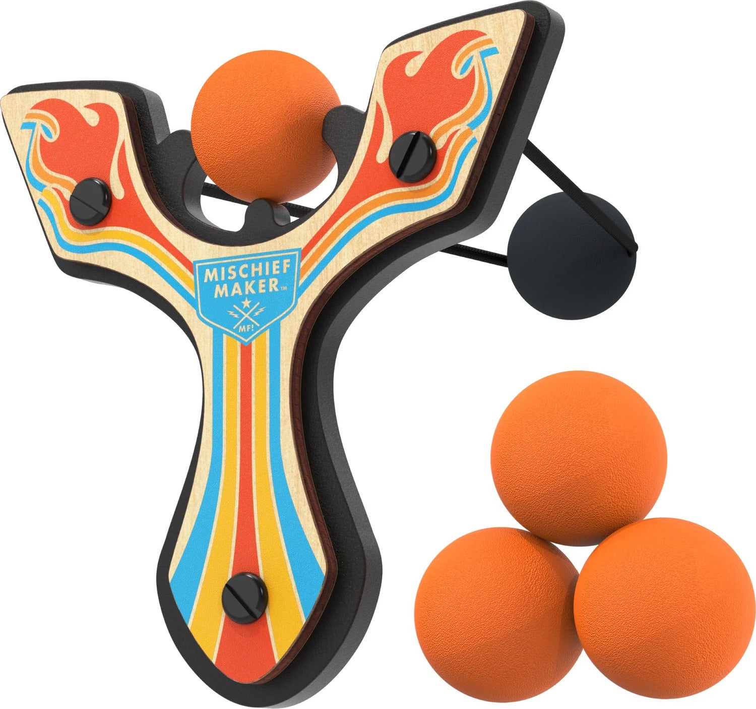 Mischief Maker Slingshot Orange Flames - Racing Series