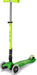 Neon Parrot Green LED Maxi Deluxe Foldable Micro Kickboard Scooter