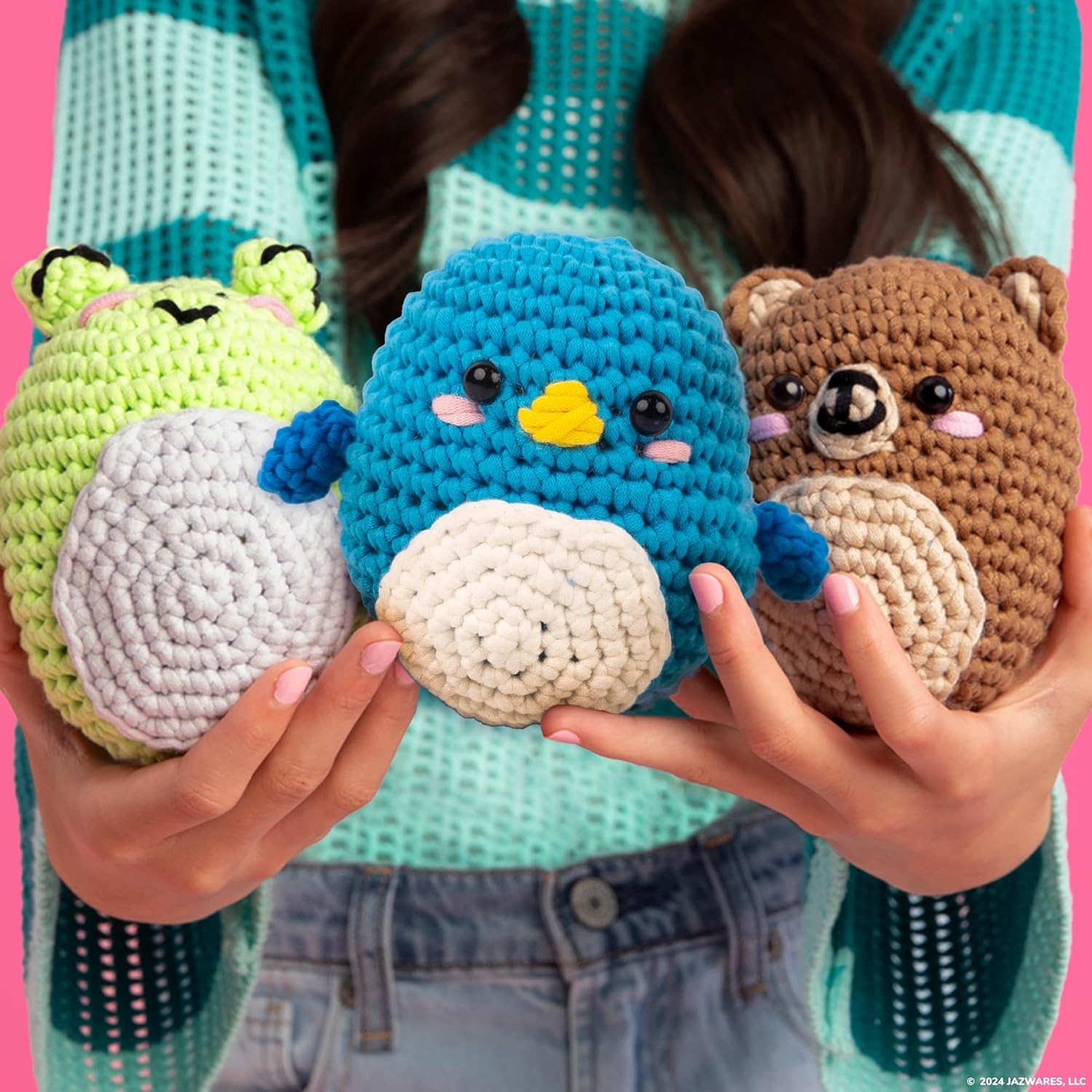 Omar the Bear Squishmallow Crochet Kit