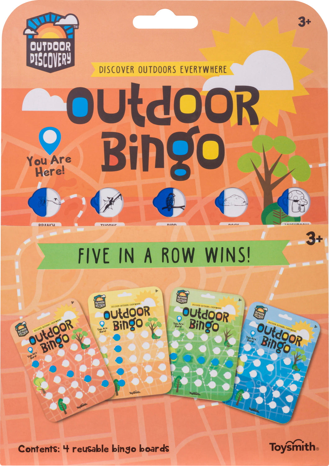 Outdoor Discovery Outdoor Bingo 4 Pack