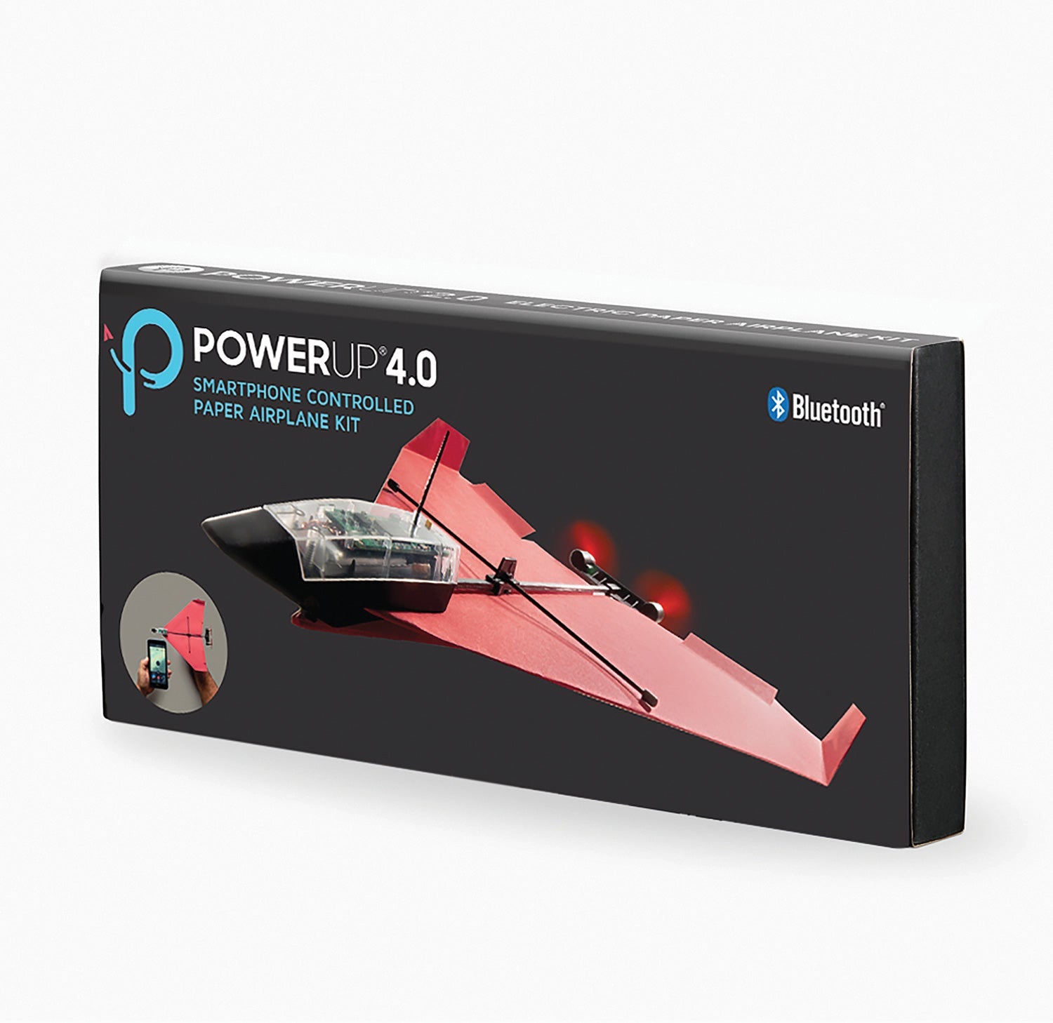 POWERUP 4.0 Smartphone Controlled Red Paper Airplane Kit