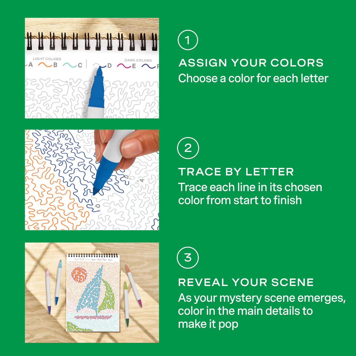 Pack Your Bags FlowArt: Trace-By-Letter