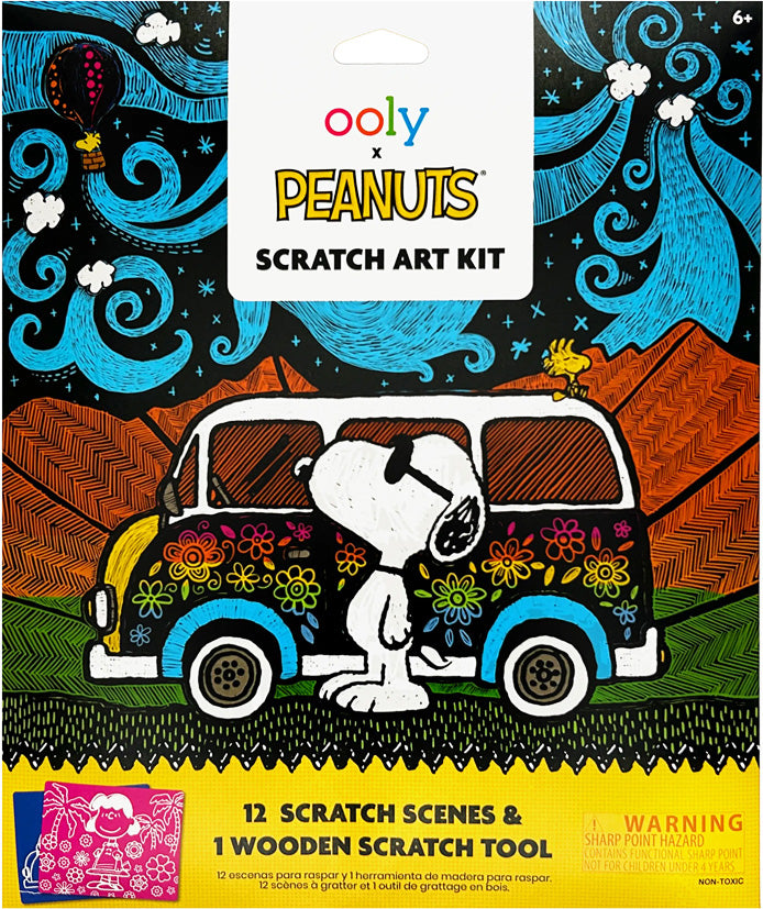 Peanuts: Scratch Art Kit