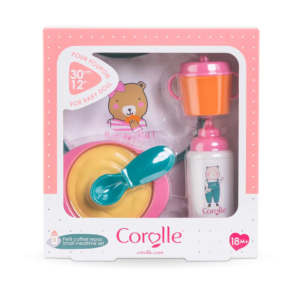 Pink Mealtime Set for 12" Dolls