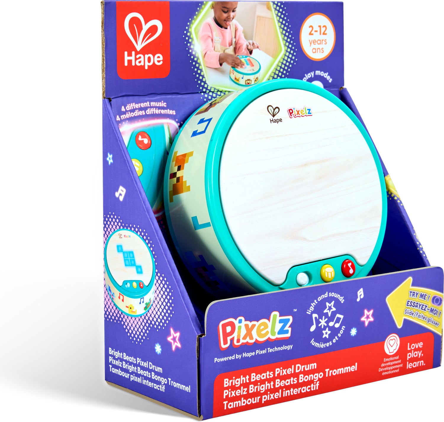Pixelz Bright Beats Bongo Drum