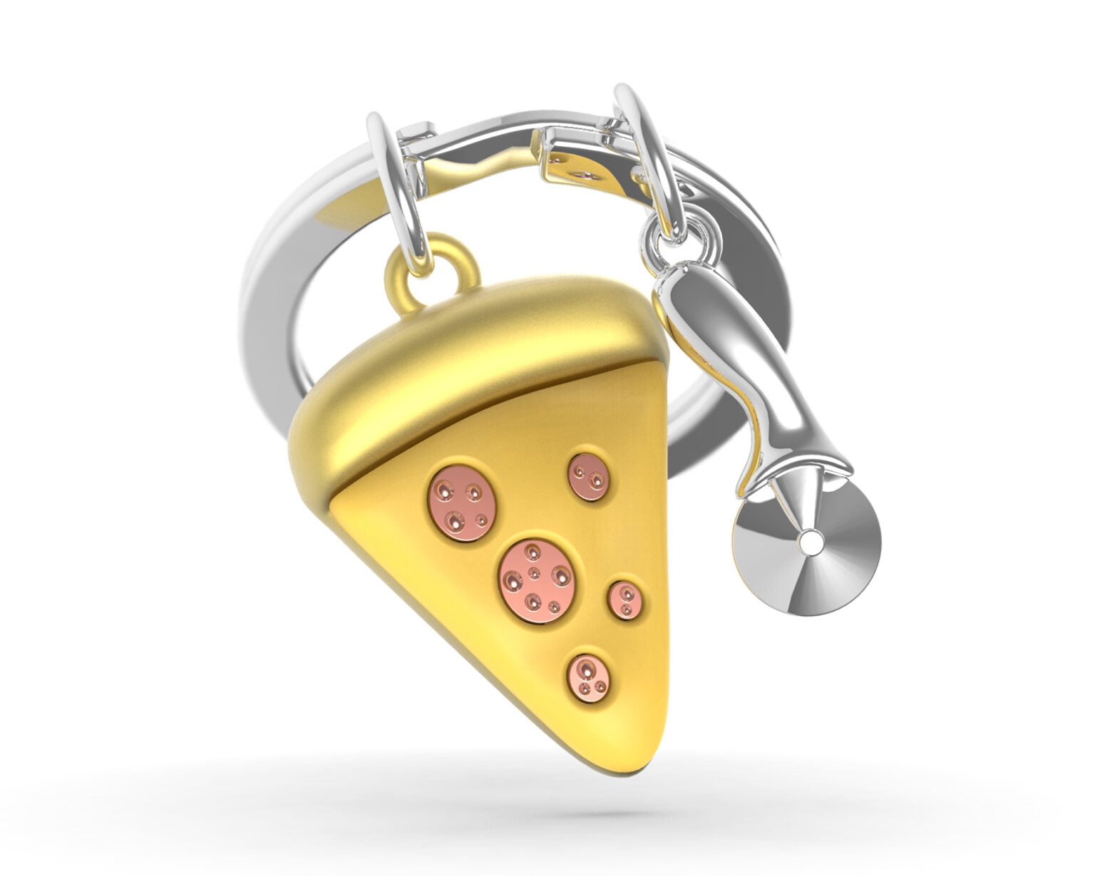Pizza Keychain