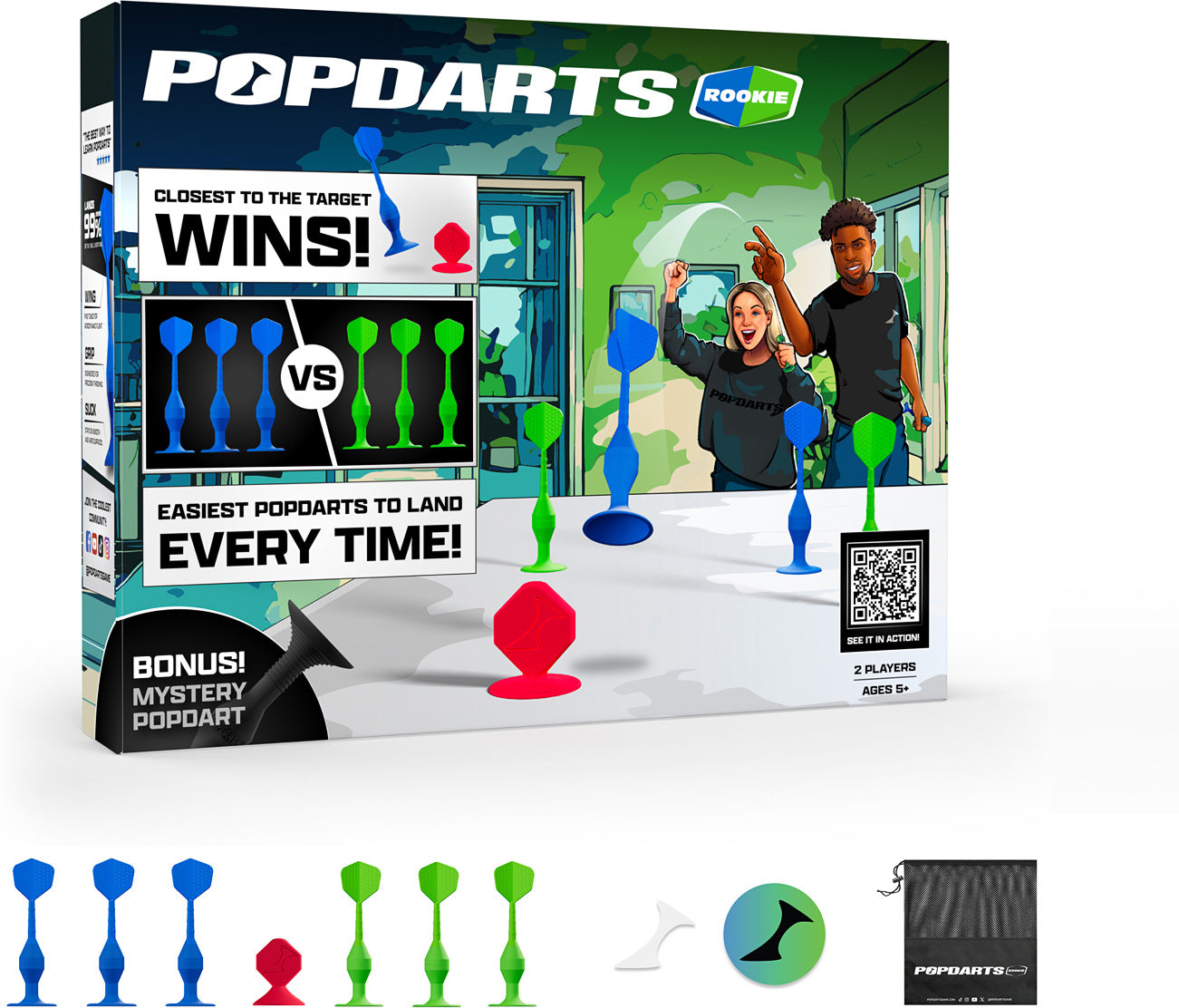PopDarts Rookie Blue & Green