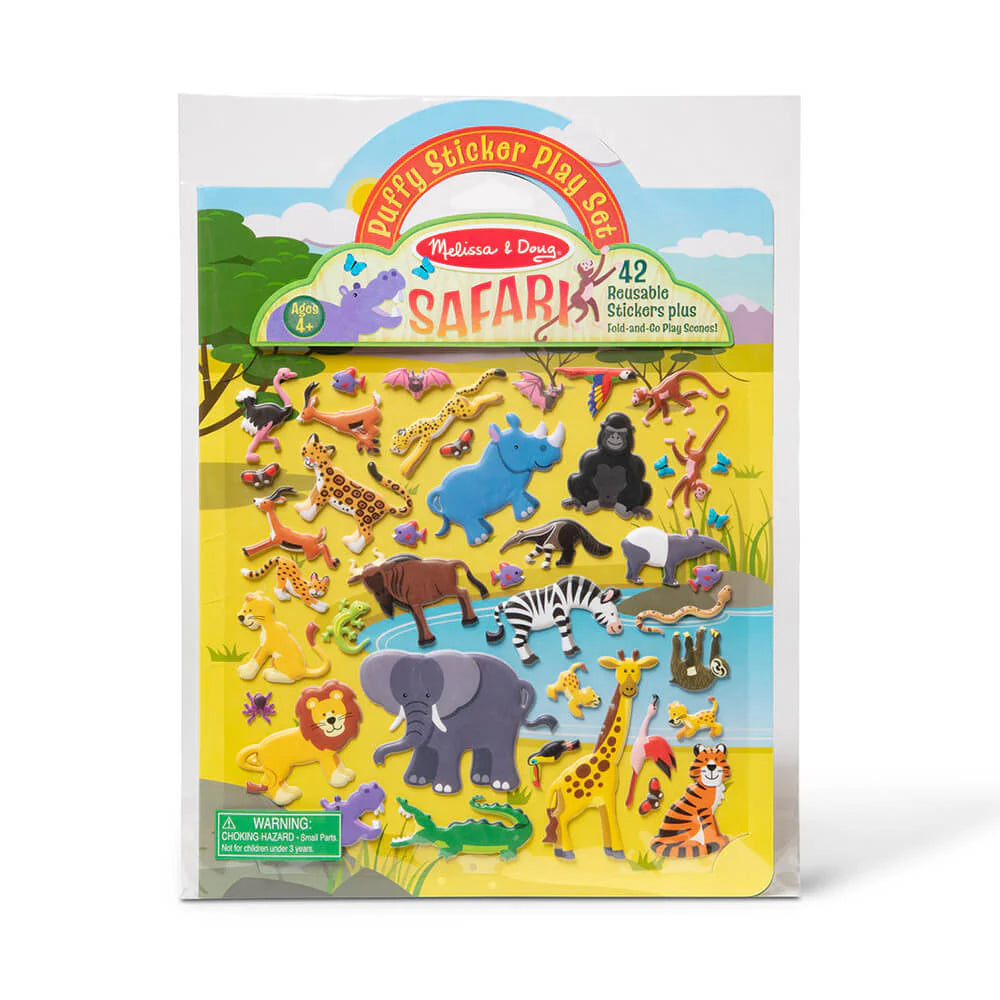 Puffy Sticker Safari Play Set