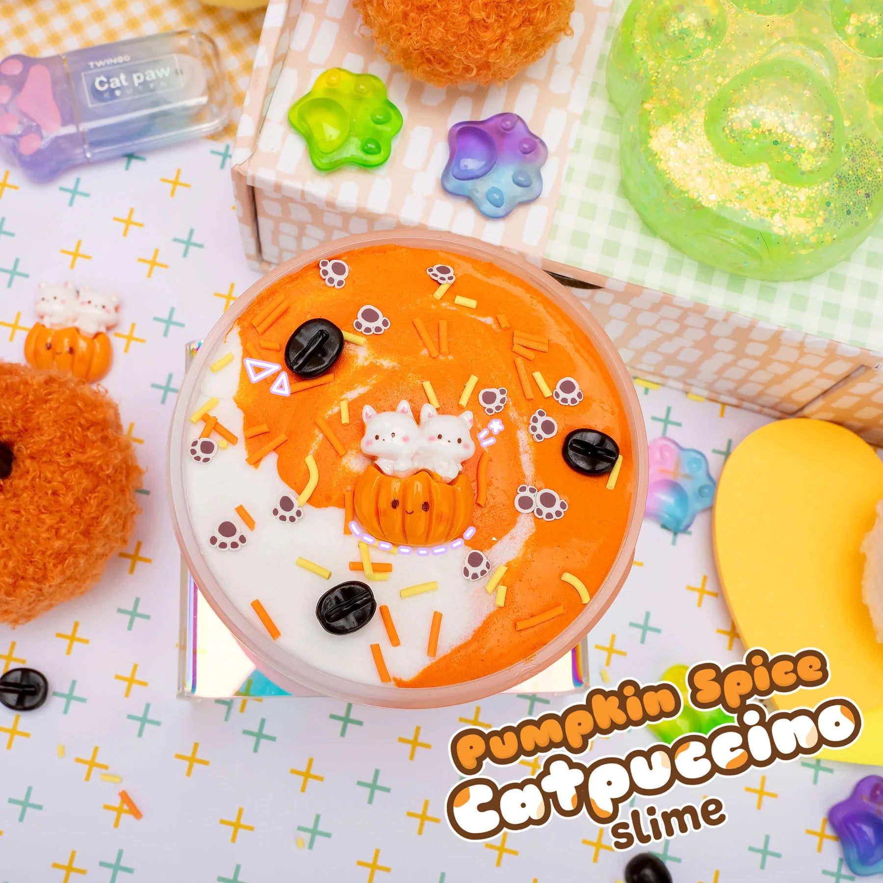 Pumpkin Spice Catpuccino Butter Slime