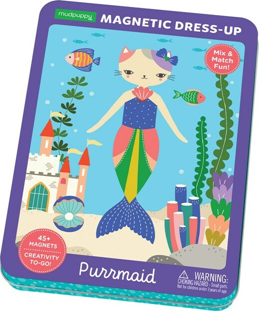 Purrmaid Magnetic Tin Playset