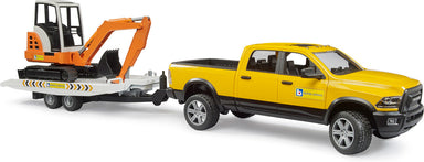 RAM Rental Service Truck with Mini Excavator