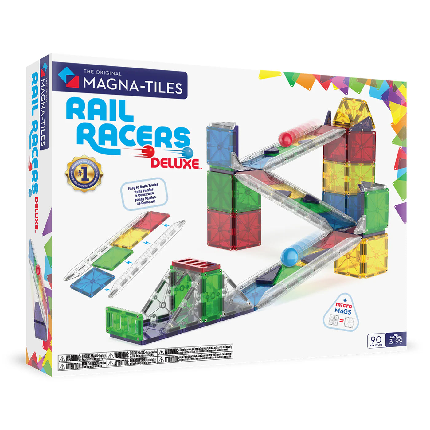 Rail Racers Deluxe 90 Piece Set
